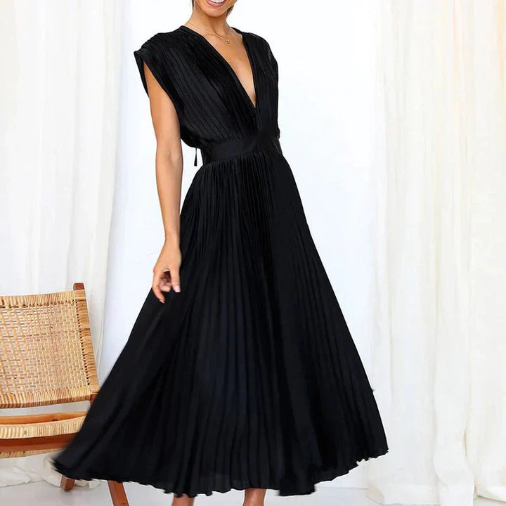 Gown | Graceful V-Neck Dress