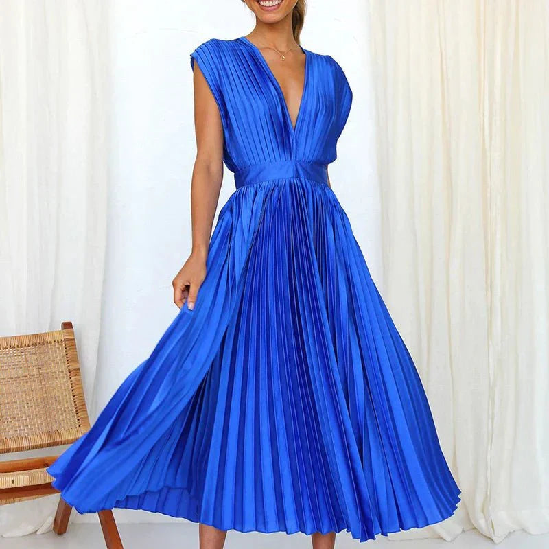 Gown | Graceful V-Neck Dress