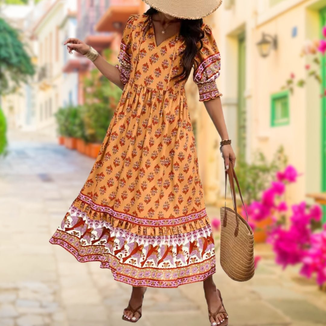 Aubre | Sunset Breeze Elegant Dress