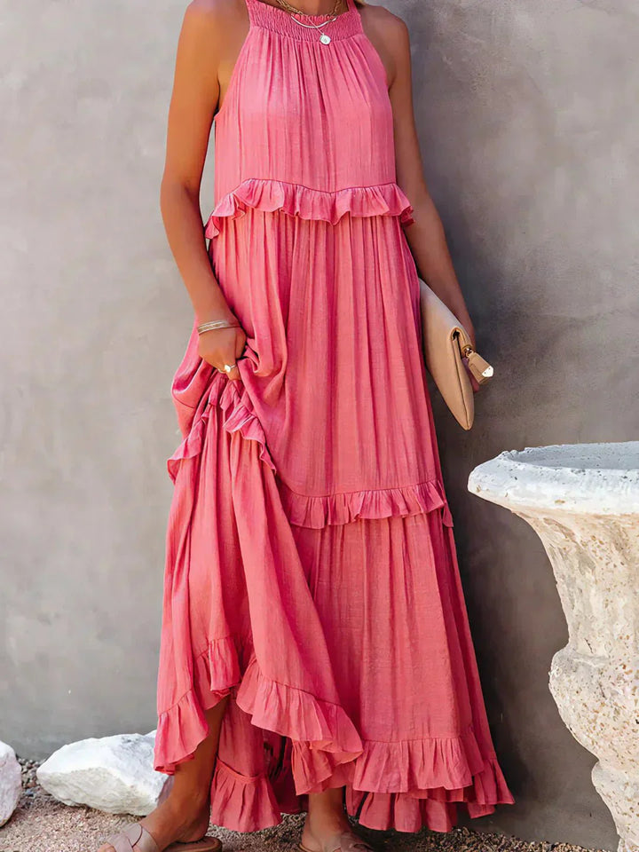 Leona | Breeze Ruffle Gown