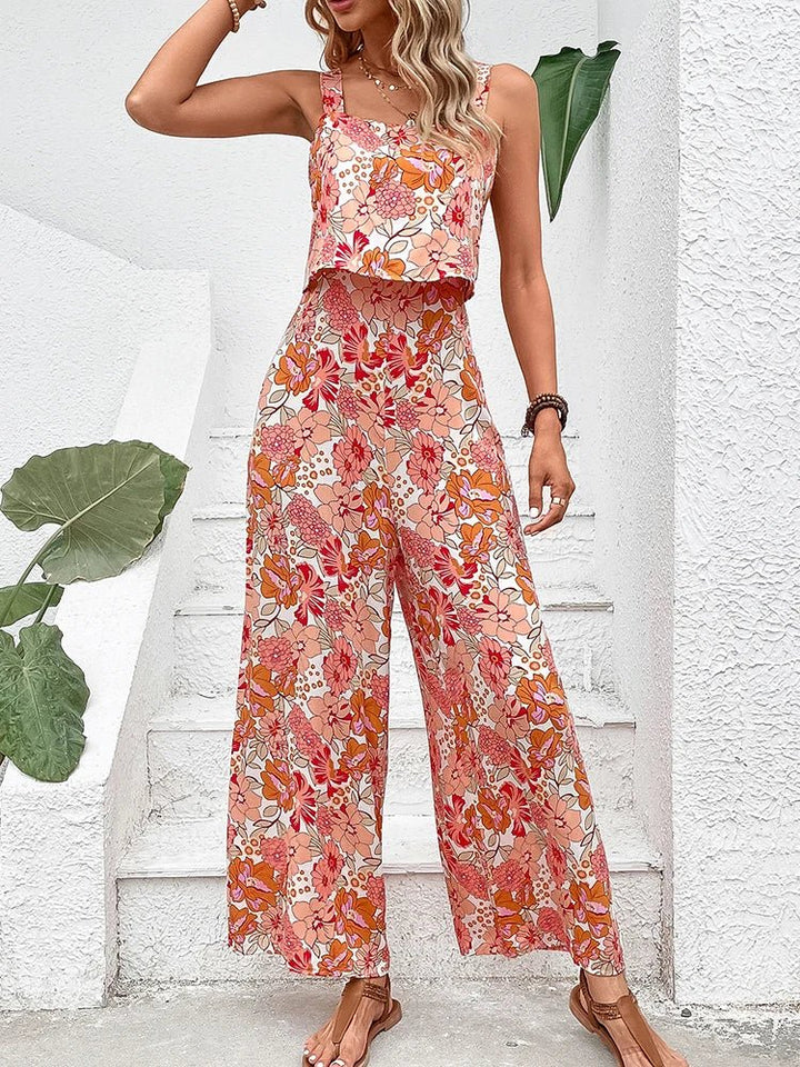 Nympha | Floral Wide-leg Jumpsuit