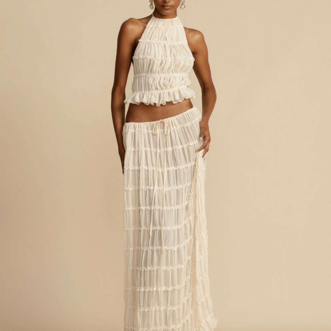 Lira | Halter Top and Skirt Set