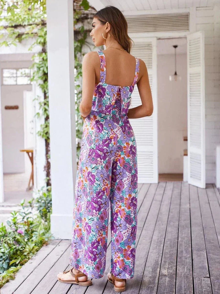 Nympha | Floral Wide-leg Jumpsuit